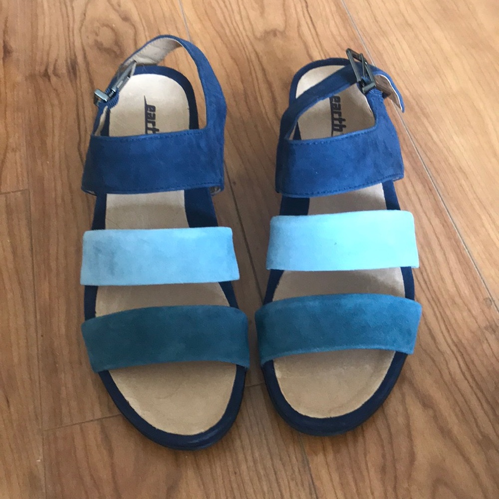 Blue sandals